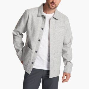 Vuori Mens Brecken Jacket - Size M Light Heather Grey